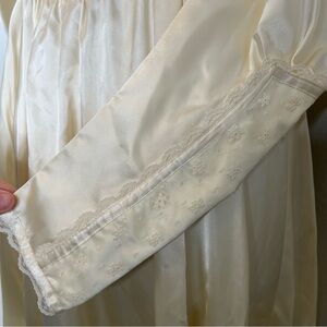 Genuine Gunne Sax Gauze Salmon Maxi Dress, Sash Tie Belt S